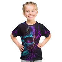 Music Is My Only Friend Skull Kid T Shirt - Wonder Print Shop