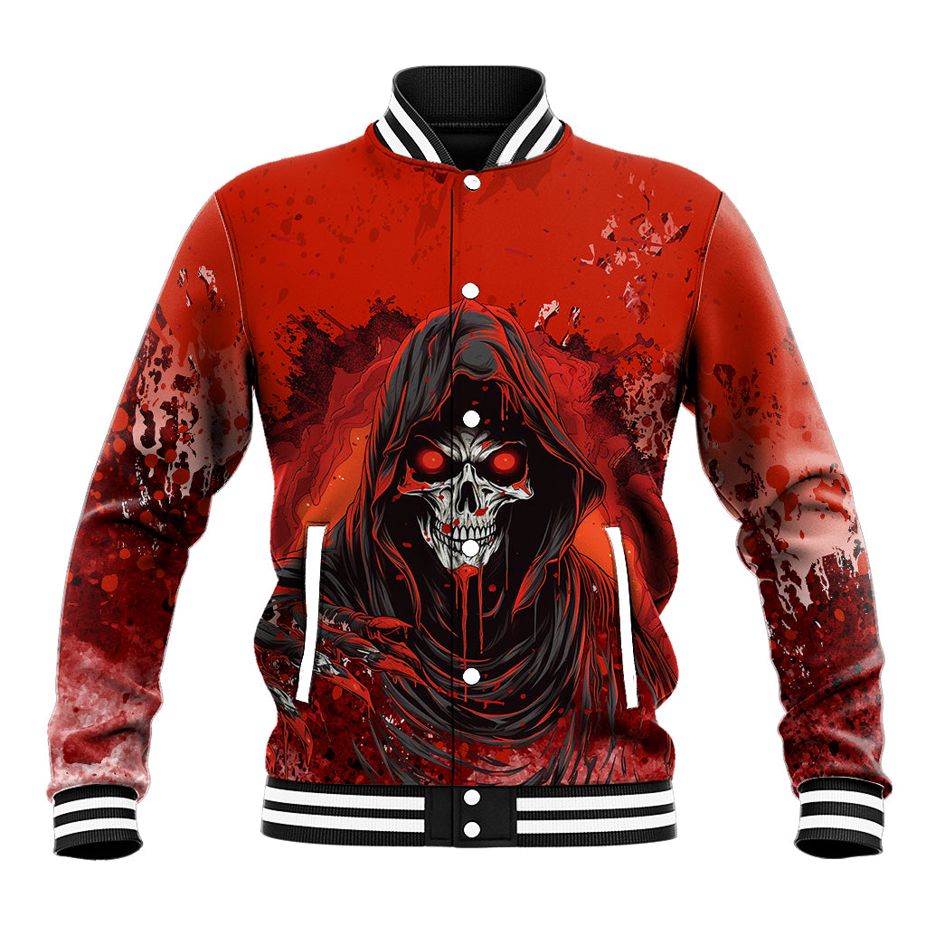 If Karma Doesn't Hit You Trust Me I Will Baseball Jacket - Wonder Print Shop