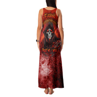 If Karma Doesn't Hit You Trust Me I Will Family Matching Tank Maxi Dress and Hawaiian Shirt - Wonder Print Shop