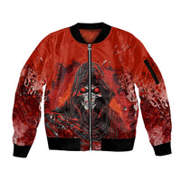 If Karma Doesn't Hit You Trust Me I Will Sleeve Zip Bomber Jacket - Wonder Print Shop