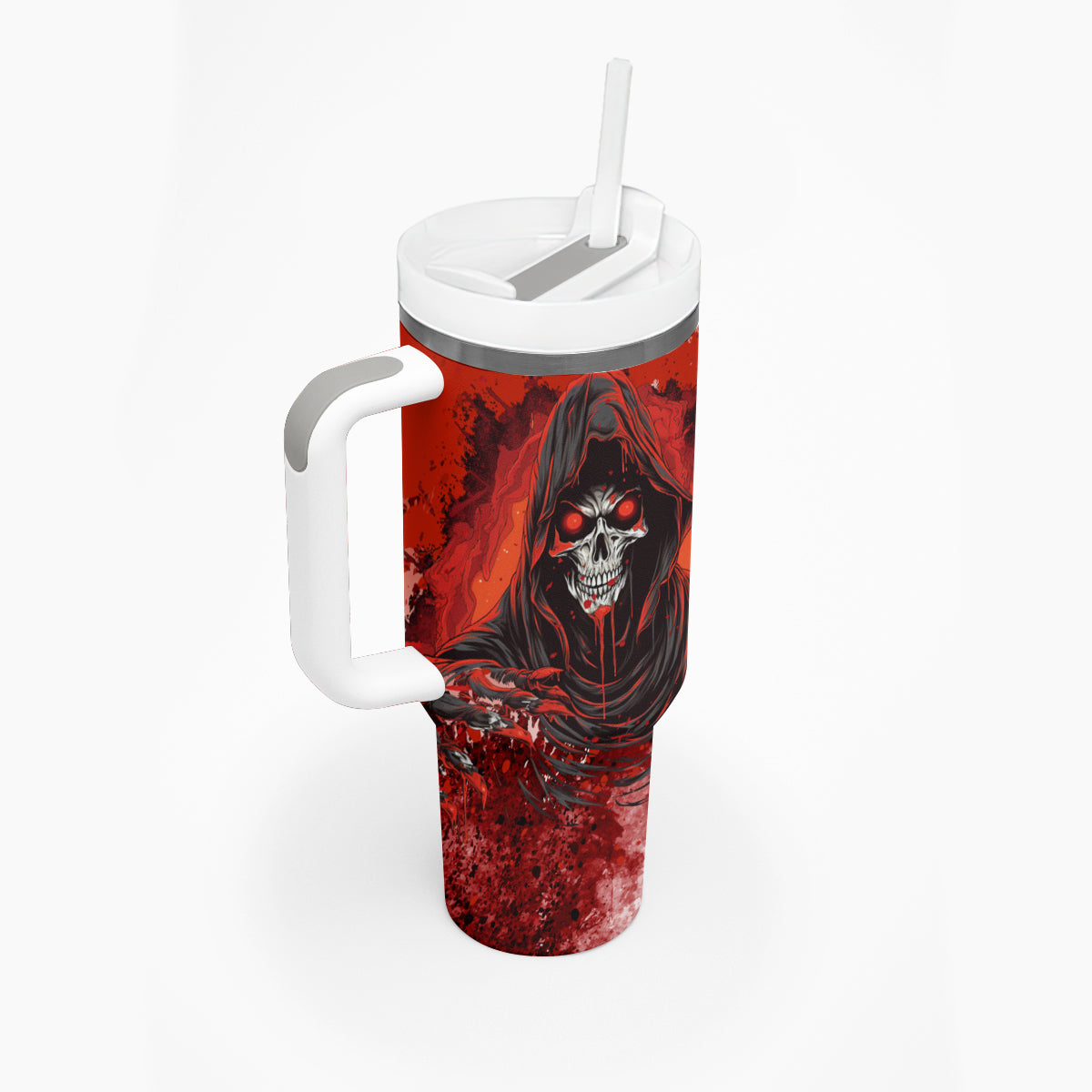 If Karma Doesn't Hit You Trust Me I Will Tumbler With Handle - Wonder Print Shop
