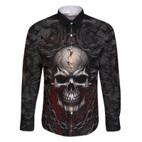 Be Careful Skull Family Matching Puletasi Dress and Hawaiian Shirt - Wonder Print Shop