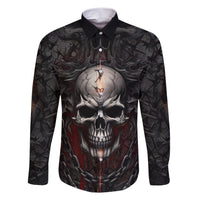 Be Careful Skull Family Matching Short Sleeve Bodycon Dress and Hawaiian Shirt - Wonder Print Shop