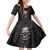 Be Careful Skull Family Matching Summer Maxi Dress and Hawaiian Shirt - Wonder Print Shop