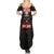 Be Careful Skull Family Matching Summer Maxi Dress and Hawaiian Shirt - Wonder Print Shop