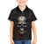 Be Careful Skull Family Matching Summer Maxi Dress and Hawaiian Shirt - Wonder Print Shop