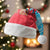 Azerbaijan Christmas Santa Hat with Santa Riding Horse Red Flame Motif and Blue Islamic Pattern Design - Wonder Print Shop