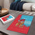 Azerbaijan Christmas Puzzle with Santa Riding Horse Red Flame Motif and Blue Islamic Pattern Design - Wonder Print Shop