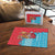 Azerbaijan Christmas Puzzle with Santa Riding Horse Red Flame Motif and Blue Islamic Pattern Design - Wonder Print Shop