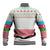 Azerbaijan Christmas Baseball Jacket with Baku Skyline Azerbaijan Flag and Red Green Snowflake Pattern Design - Wonder Print Shop