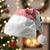Azerbaijan Christmas Santa Hat with Baku Skyline Azerbaijan Flag and Red Green Snowflake Pattern Design - Wonder Print Shop