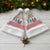 Azerbaijan Christmas Santa Hat with Baku Skyline Azerbaijan Flag and Red Green Snowflake Pattern Design - Wonder Print Shop