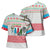 Azerbaijan Christmas Cross Shoulder Shirt with Baku Skyline Azerbaijan Flag and Red Green Snowflake Pattern Design - Wonder Print Shop