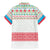 Azerbaijan Christmas Family Matching Mermaid Dress and Hawaiian Shirt with Baku Skyline Azerbaijan Flag and Red Green Snowflake Pattern Design - Wonder Print Shop