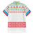 Azerbaijan Christmas Family Matching Off The Shoulder Long Sleeve Dress and Hawaiian Shirt with Baku Skyline Azerbaijan Flag and Red Green Snowflake Pattern Design - Wonder Print Shop