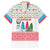 Azerbaijan Christmas Family Matching Short Sleeve Bodycon Dress and Hawaiian Shirt with Baku Skyline Azerbaijan Flag and Red Green Snowflake Pattern Design - Wonder Print Shop