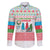 Azerbaijan Christmas Family Matching Short Sleeve Bodycon Dress and Hawaiian Shirt with Baku Skyline Azerbaijan Flag and Red Green Snowflake Pattern Design - Wonder Print Shop