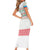 Azerbaijan Christmas Family Matching Short Sleeve Bodycon Dress and Hawaiian Shirt with Baku Skyline Azerbaijan Flag and Red Green Snowflake Pattern Design - Wonder Print Shop