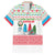 Azerbaijan Christmas Family Matching Tank Maxi Dress and Hawaiian Shirt with Baku Skyline Azerbaijan Flag and Red Green Snowflake Pattern Design - Wonder Print Shop