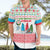 Azerbaijan Christmas Hawaiian Shirt with Baku Skyline Azerbaijan Flag and Red Green Snowflake Pattern Design - Wonder Print Shop