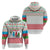 Azerbaijan Christmas Hoodie with Baku Skyline Azerbaijan Flag and Red Green Snowflake Pattern Design - Wonder Print Shop