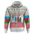Azerbaijan Christmas Hoodie with Baku Skyline Azerbaijan Flag and Red Green Snowflake Pattern Design - Wonder Print Shop