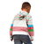 Azerbaijan Christmas Kid Hoodie with Baku Skyline Azerbaijan Flag and Red Green Snowflake Pattern Design - Wonder Print Shop