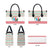 Azerbaijan Christmas Leather Bag with Baku Skyline Azerbaijan Flag and Red Green Snowflake Pattern Design - Wonder Print Shop