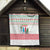 Azerbaijan Christmas Quilt with Baku Skyline Azerbaijan Flag and Red Green Snowflake Pattern Design - Wonder Print Shop