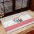 Azerbaijan Christmas Rubber Doormat with Baku Skyline Azerbaijan Flag and Red Green Snowflake Pattern Design - Wonder Print Shop
