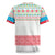 Azerbaijan Christmas Rugby Jersey with Baku Skyline Azerbaijan Flag and Red Green Snowflake Pattern Design - Wonder Print Shop