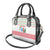 Azerbaijan Christmas Shoulder Handbag with Baku Skyline Azerbaijan Flag and Red Green Snowflake Pattern Design - Wonder Print Shop