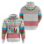 Azerbaijan Christmas Zip Hoodie with Baku Skyline Azerbaijan Flag and Red Green Snowflake Pattern Design - Wonder Print Shop