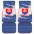 Slovakia Christmas Car Mats with Bear Holding Tree Gingerbread Cookies and Red Blue Snowflake Pattern Design - Wonder Print Shop