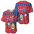 Korea Christmas Baseball Jersey with Santa in Hanbok Tiger Character and Traditional Mask Pattern Design - Wonder Print Shop