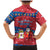 Korea Christmas Family Matching Mermaid Dress and Hawaiian Shirt with Santa in Hanbok Tiger Character and Traditional Mask Pattern Design - Wonder Print Shop