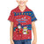 Korea Christmas Family Matching Mermaid Dress and Hawaiian Shirt with Santa in Hanbok Tiger Character and Traditional Mask Pattern Design - Wonder Print Shop