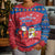 Korea Christmas Kid Ugly Christmas Sweater with Santa in Hanbok Tiger Character and Traditional Mask Pattern Design - Wonder Print Shop