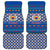 Korea Christmas Car Mats with Bear in Hanbok National Emblem and Traditional Boat Pattern Design - Wonder Print Shop