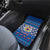 Korea Christmas Car Mats with Bear in Hanbok National Emblem and Traditional Boat Pattern Design - Wonder Print Shop