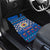 Korea Christmas Car Mats with Bear in Hanbok National Emblem and Traditional Boat Pattern Design - Wonder Print Shop