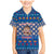 Korea Christmas Family Matching Mermaid Dress and Hawaiian Shirt with Bear in Hanbok National Emblem and Traditional Boat Pattern Design - Wonder Print Shop