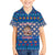 Korea Christmas Family Matching Short Sleeve Bodycon Dress and Hawaiian Shirt with Bear in Hanbok National Emblem and Traditional Boat Pattern Design - Wonder Print Shop