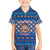 Korea Christmas Kid Hawaiian Shirt with Bear in Hanbok National Emblem and Traditional Boat Pattern Design - Wonder Print Shop