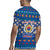 Korea Christmas Rugby Jersey with Bear in Hanbok National Emblem and Traditional Boat Pattern Design - Wonder Print Shop