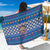 Korea Christmas Sarong with Bear in Hanbok National Emblem and Traditional Boat Pattern Design - Wonder Print Shop