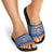 Korea Christmas Slide Sandals with Bear in Hanbok National Emblem and Traditional Boat Pattern Design - Wonder Print Shop
