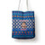 Korea Christmas Tote Bag with Bear in Hanbok National Emblem and Traditional Boat Pattern Design - Wonder Print Shop