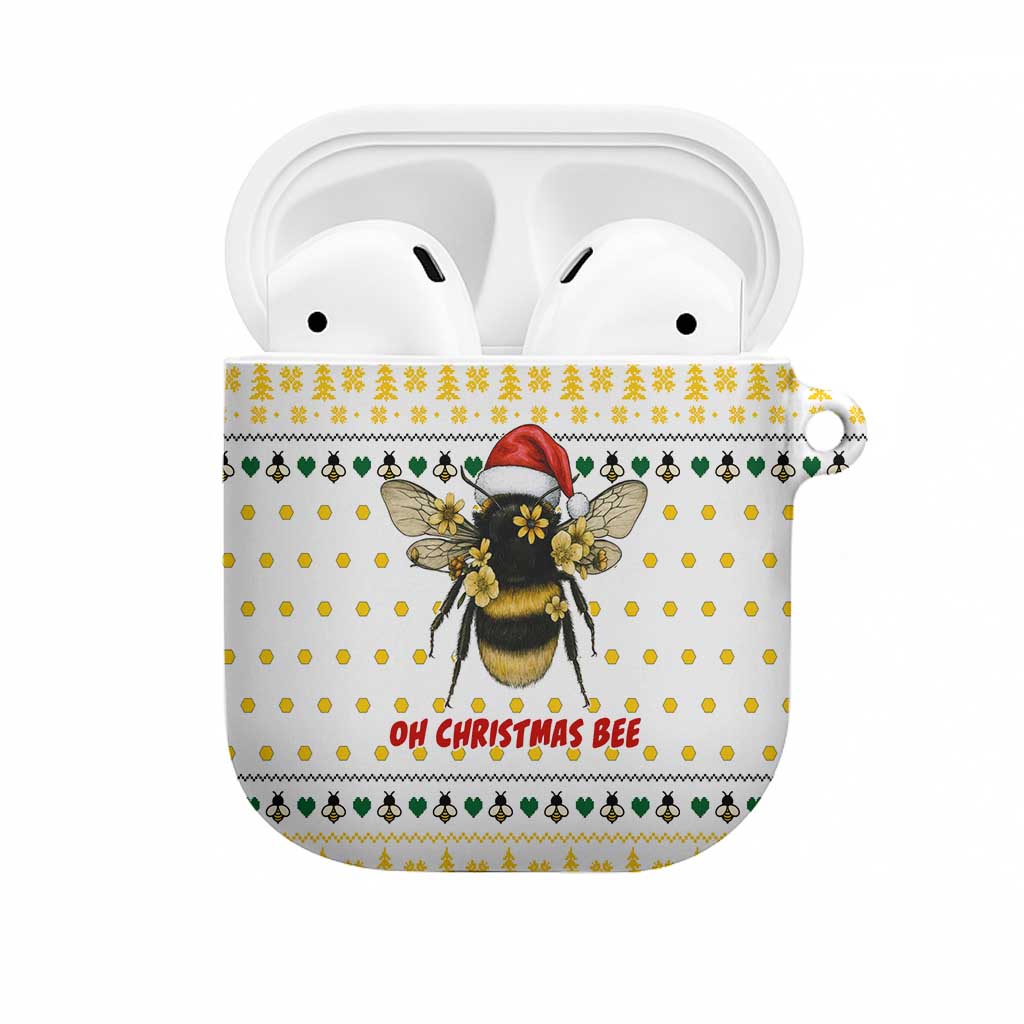 Oh Christmas Bee Bee Christmas AirPods Case Xmas Holiday Patterns - Wonder Print Shop