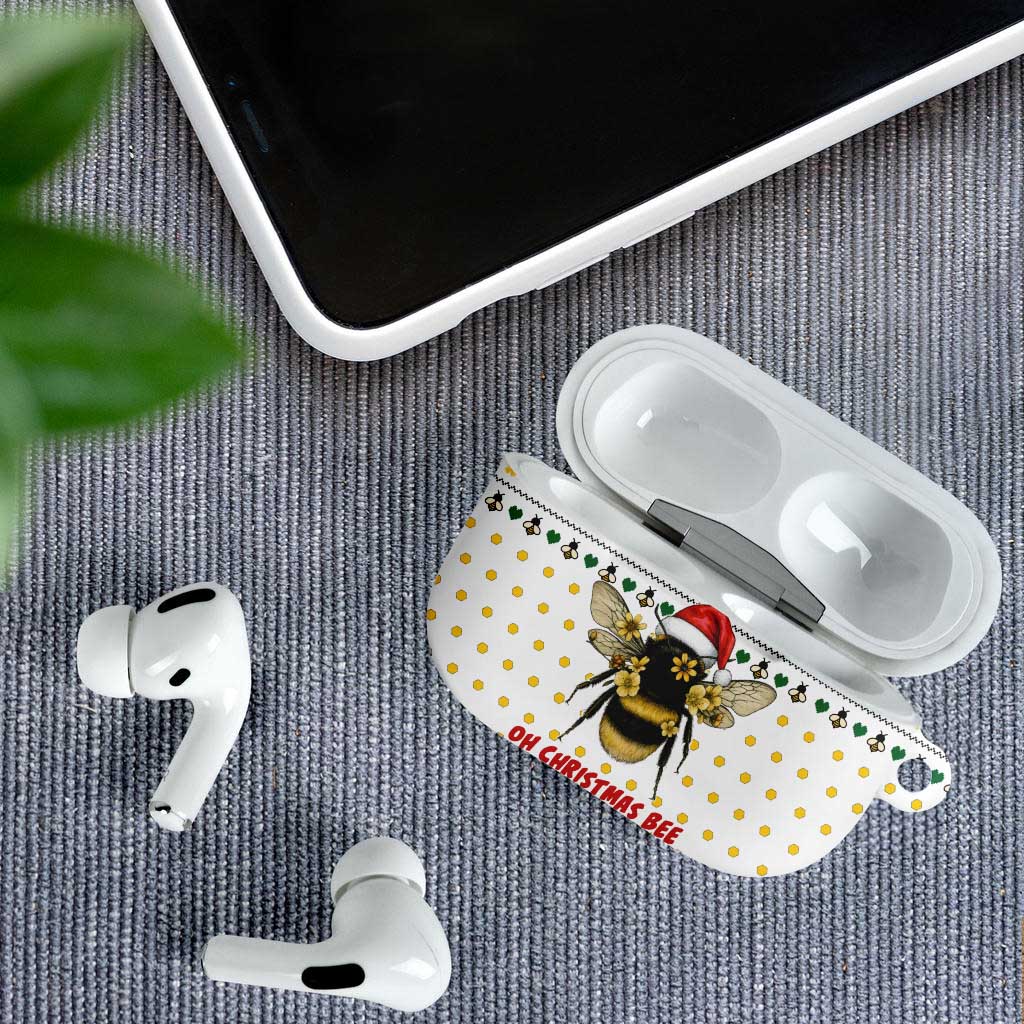Oh Christmas Bee Bee Christmas AirPods Case Xmas Holiday Patterns - Wonder Print Shop